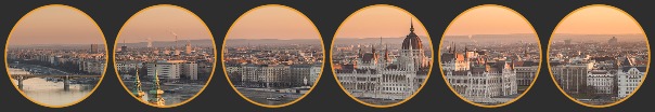 Budapest Dawn Skyline